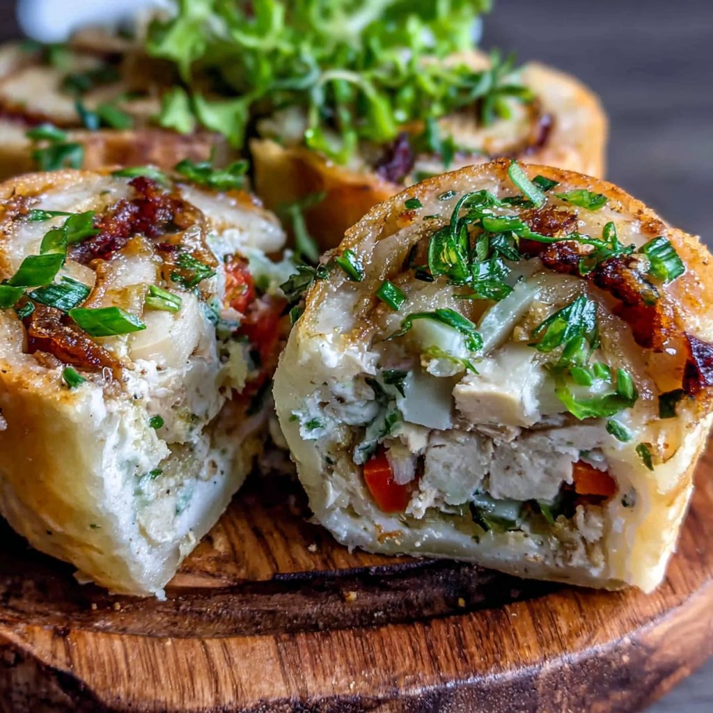 Fresh Herb Lunch Roll-Ups