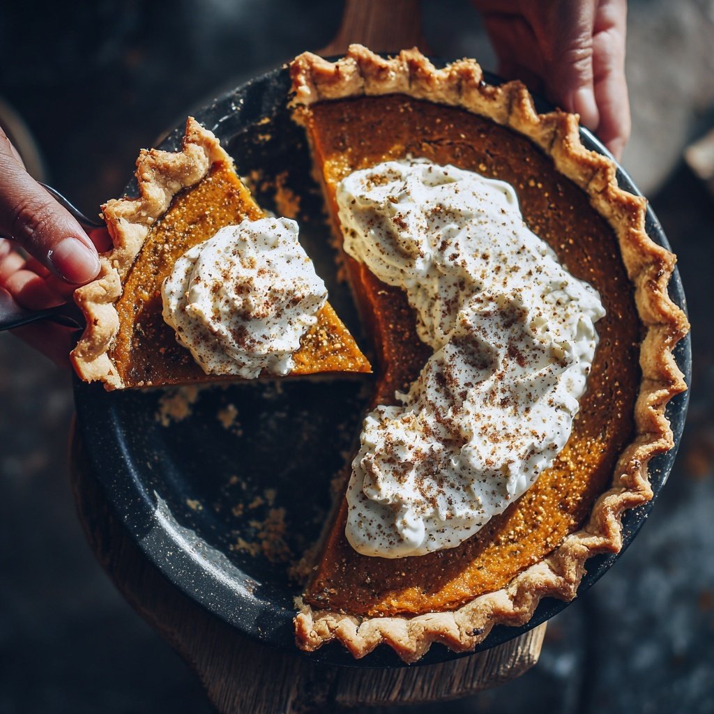 Festive Spiced Pumpkin Pie