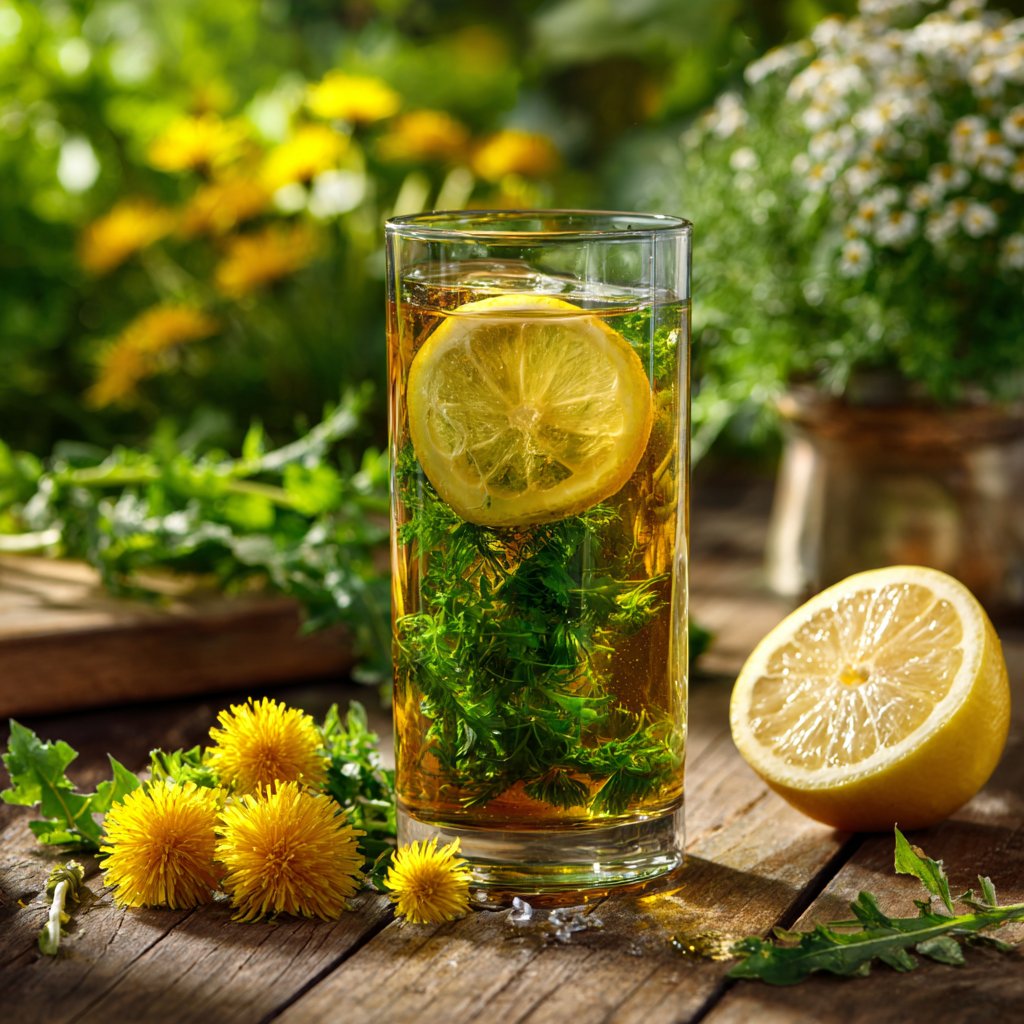 Herbal Dandelion Iced Tea Twist