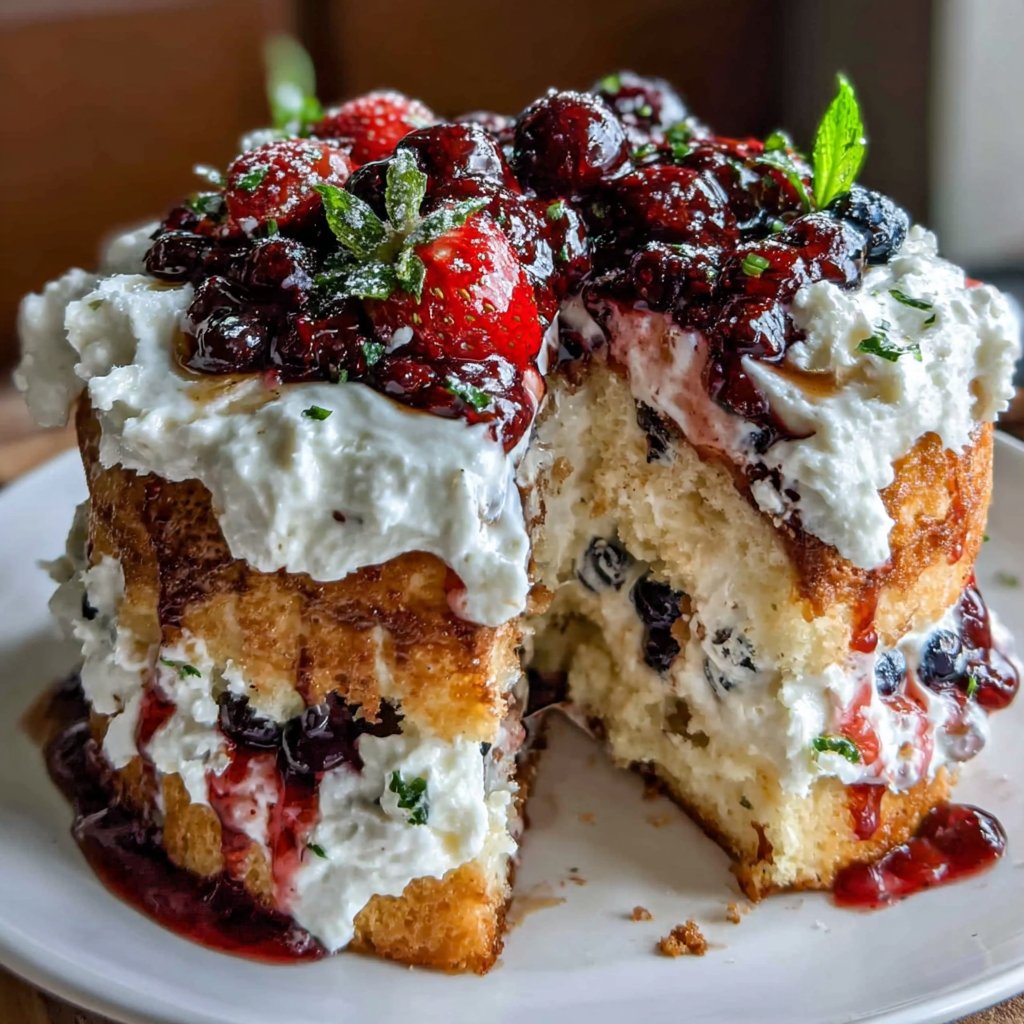 Berry-Infused Spring Cake