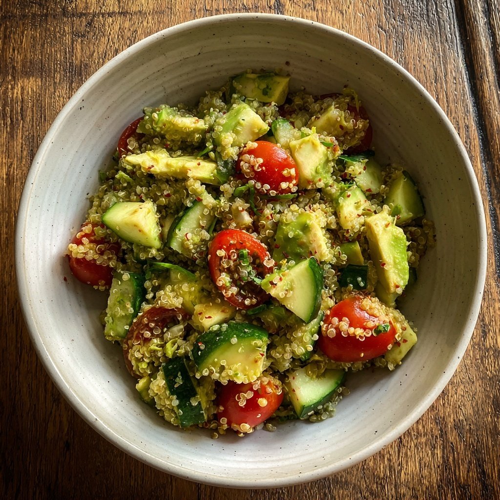 Healthy Avocado Quinoa Salad