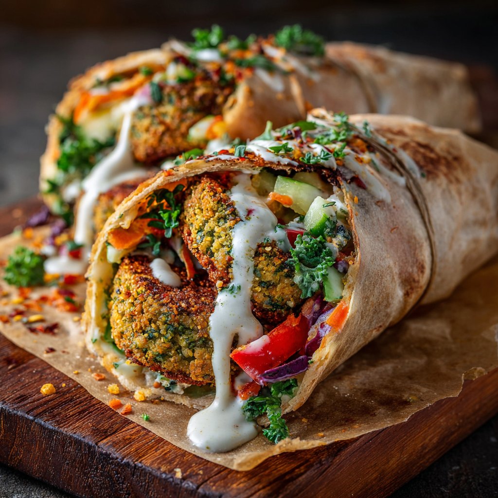 Mediterranean Falafel Wrap