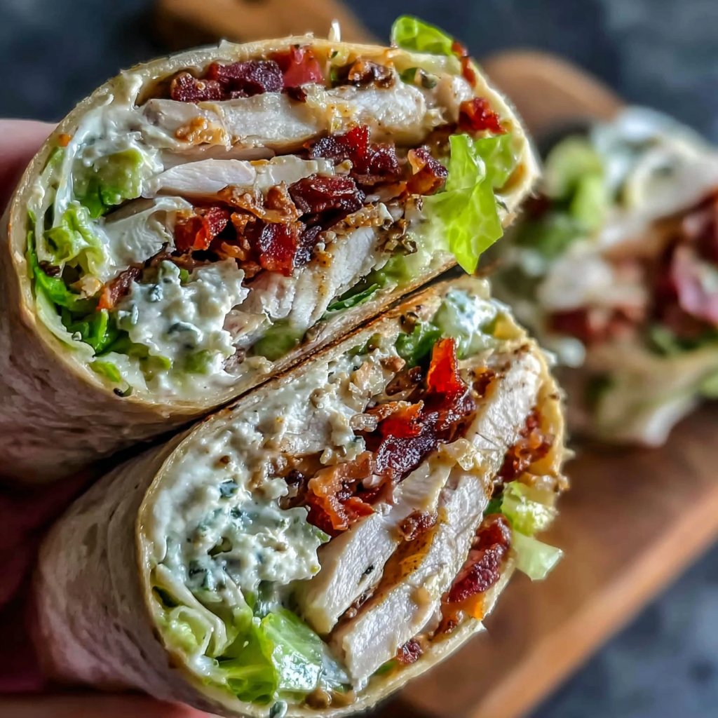 Turkey Avocado Wraps for Lunch