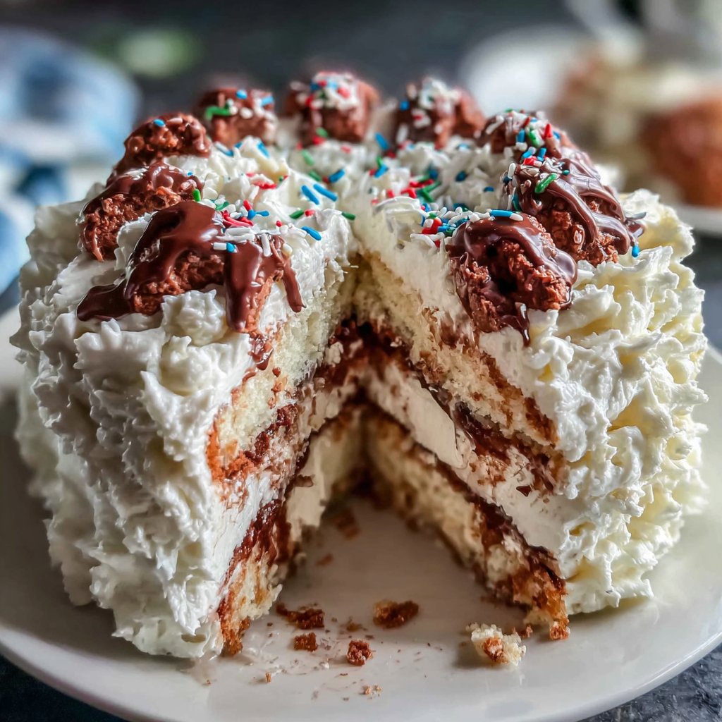 Bear Paw Graduation Cake